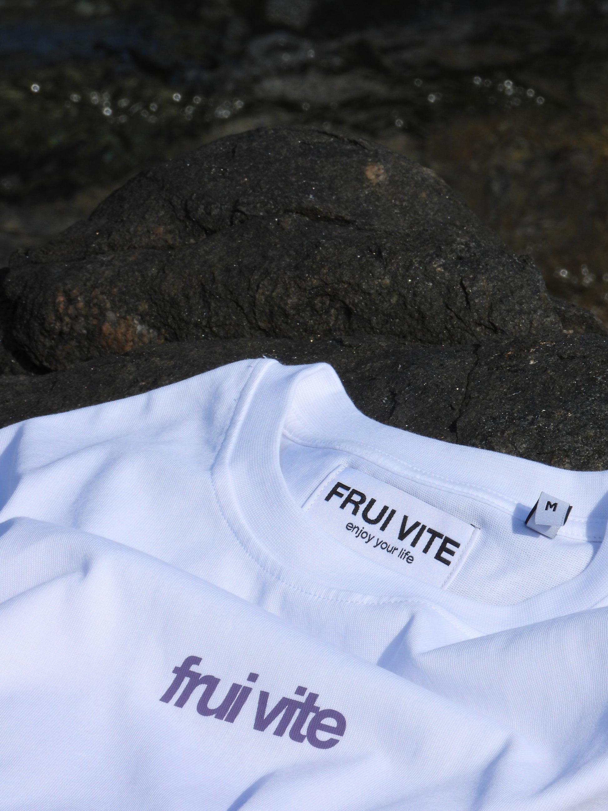 White sunkissed&starfished Tee