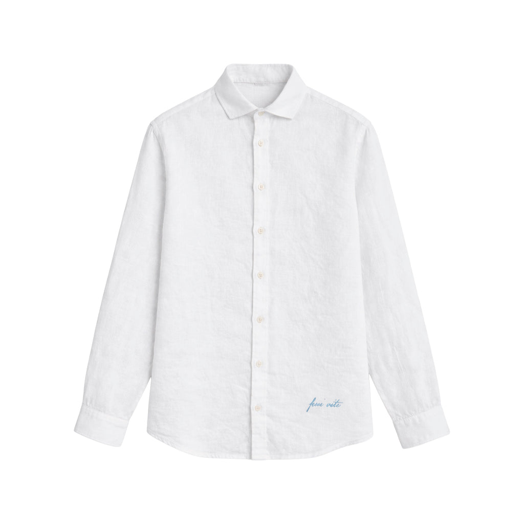 White linito shirt