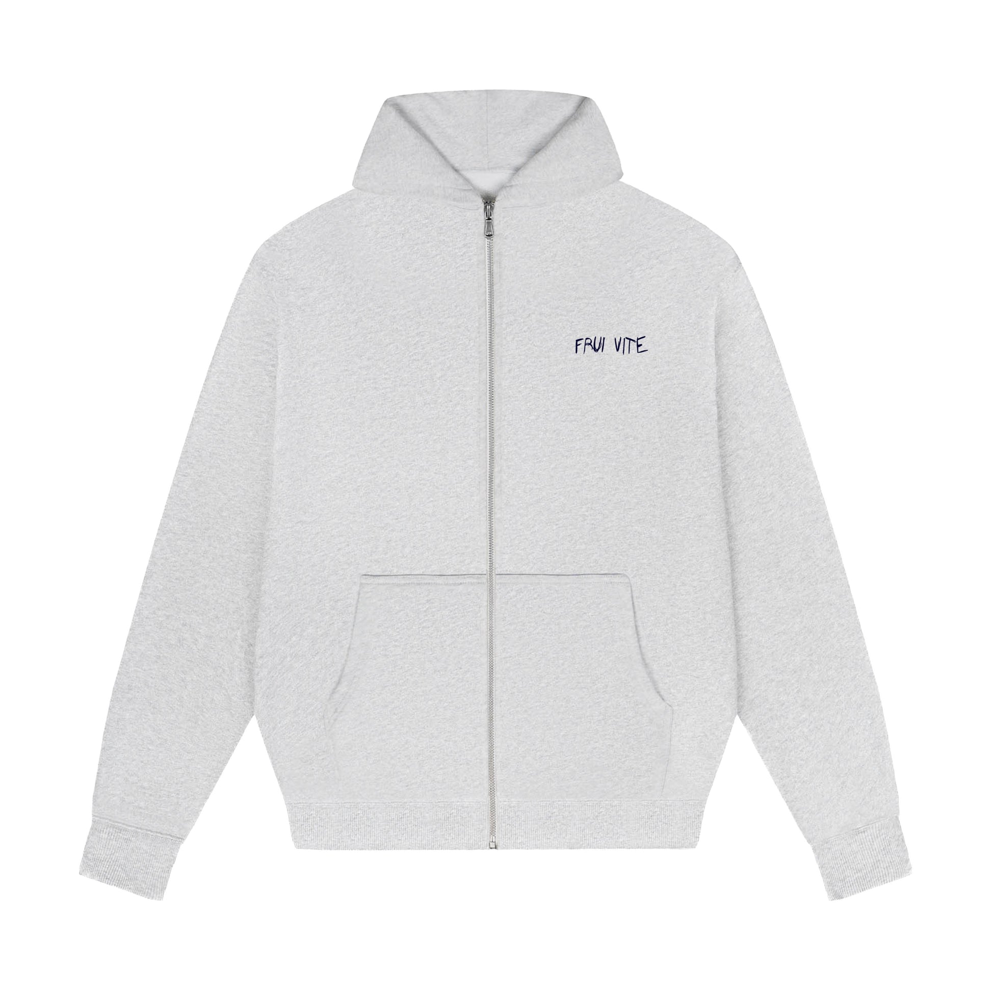 cozy essential zip hoodie